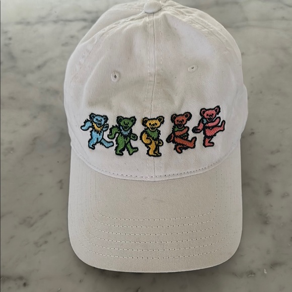 Grateful Dead Dancing Bears White Hat - Picture 4 of 4
